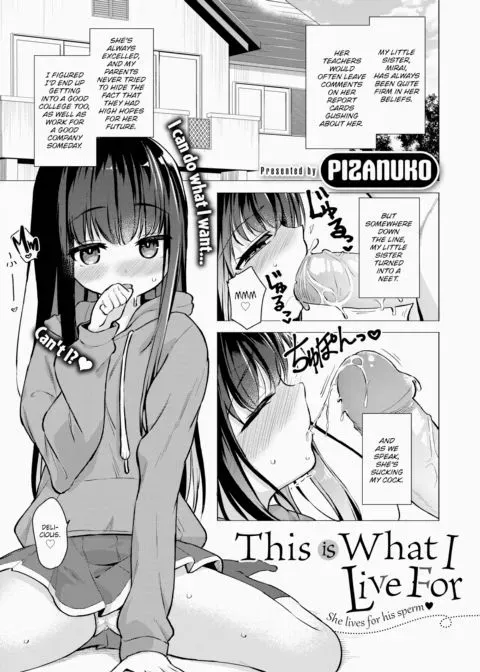 This is What I Live For manga cover