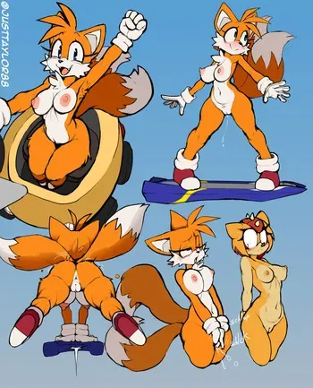 [JustTaylor (Natethecat24/TaylorTheFox24)] Tails Sketches manga cover