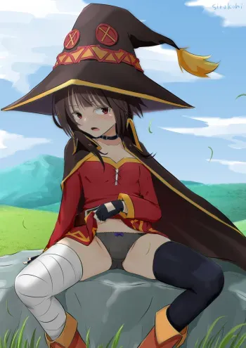 [Sirokohi] Bakuretsu Ren Maebarai Minuki Megumin + 3-ten Douji Semerare Sex Megumin (Kono Subarashii Sekai ni Syukufuku o!) manga cover