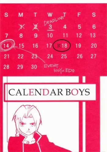 Calendar Boys manga cover