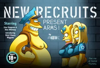 [Yb-Ho7ik] New Recruits (The Simpsons) manga cover