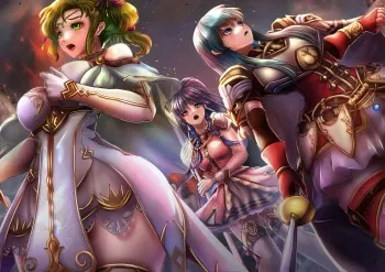 [Miyakura Halt] Petrification of the Sacred Stones Heroines and FE Blazing Sword defeated heroines sample images manga cover