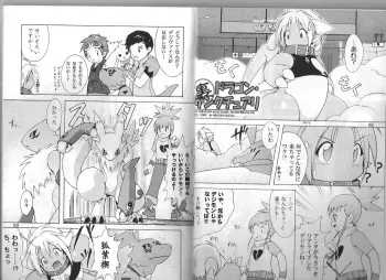 Digimon Dragon Sanctuary (Furry) manga cover