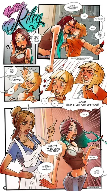 [schroedingertales] Bad Girl Riley manga cover