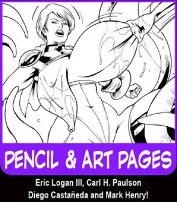 [SuperHeroine ComiXXX] Pencil Pages [Updated] [Ongoing] [Textless] manga cover
