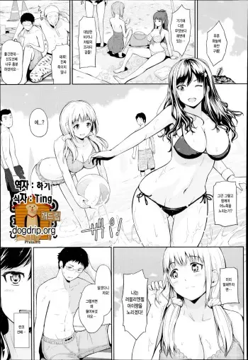 [Hissatsukun] Swap on the Beach!! (ANGEL Club 2014-08) [Korean] [Team Dog Drip] manga cover