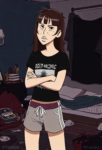 [Pareidolia Artificial] Kara Eklund (NEET Girl Date Night) (AI-generated) manga cover