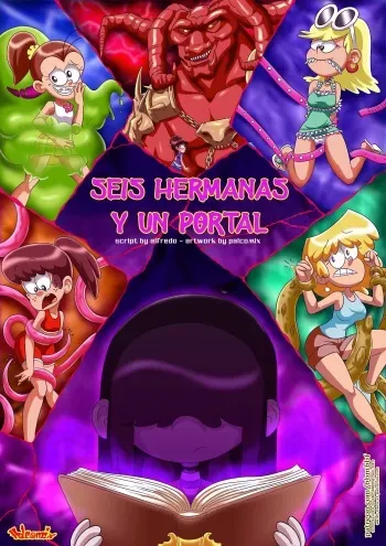 [Palcomix] Seis Hermanas y un portal (Loud House) -COMPLETO- manga cover