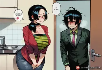 [Tillian] Tomoko (Hajimete no Hitozuma) [AI Generated] manga cover