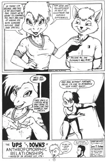 [Skunkworks] The Ups and Downs of Anthropomorphic Relationships manga cover