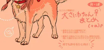 [mocokitty] Katana-Dzume - Gijūka ♀ Inu Saniwa Matome (+ α) manga cover