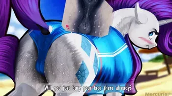 [mercurial64] Sweaty Rarity (My Little Pony) manga cover
