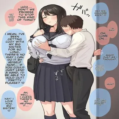 A Story About An Older Sister Who Can't Refuse Her Brother's Requests Because He Has A Strong Sexual Desire [Original] manga cover