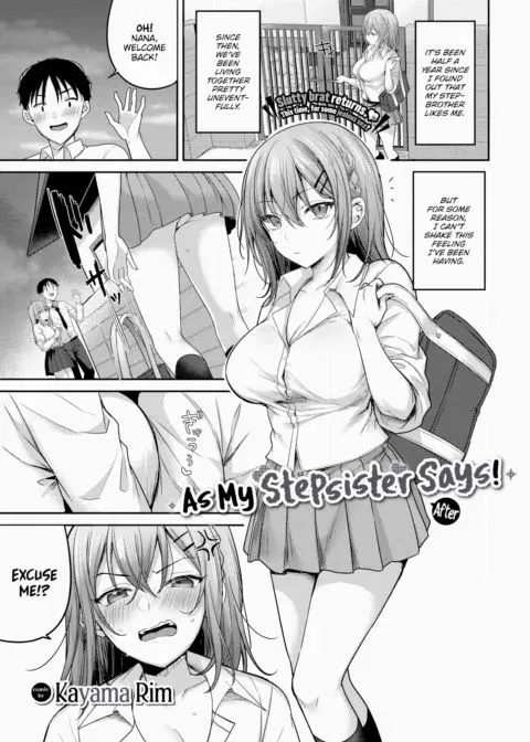 As My Stepsister Says! ~After~ manga cover