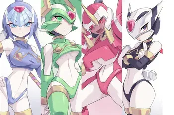[zerokun135] Four Guardians (Mega Man Zero) manga cover