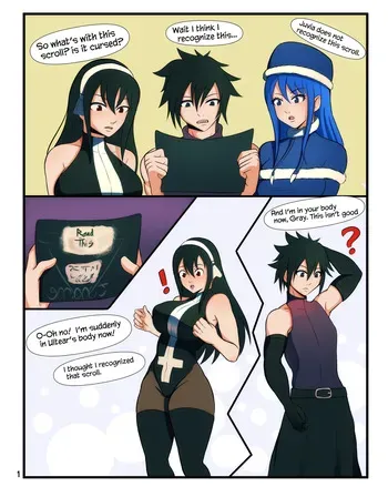 [TSFSingularity (Katsunei)] Gray & Ultear bodyswapped! (Fairy Tail) manga cover