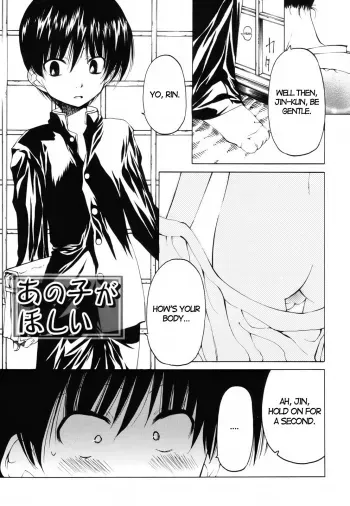 Anoko ga Hoshii | I Want that Boy manga cover