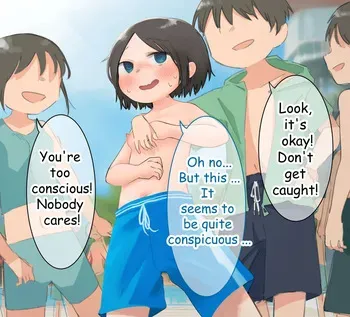 [Sena] Mizugi Hagitori no Ijime o Ukeru Onnanoko I Girl stripped naked in pool [English] manga cover