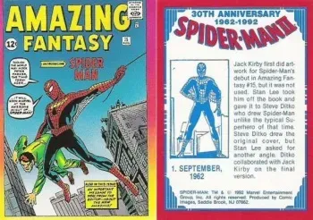 Spider-Man- Series 002- 30th Anniversary- Comic Images (1992) manga cover