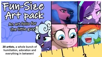 (Various) Fun size (My little pony) manga cover