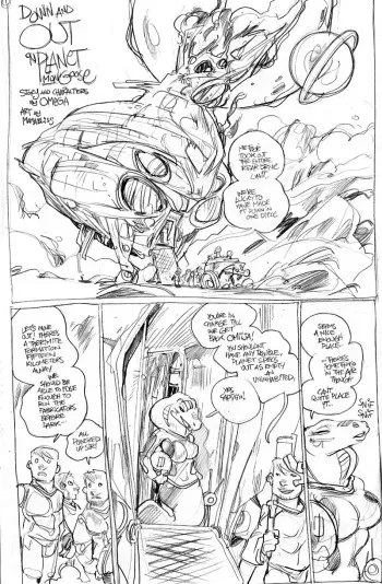 [Mamabliss] Down and Out on Planet Mongoose manga cover