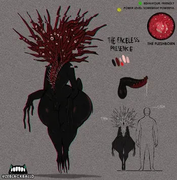 [ZeBlackBallD] The Faceless Presence manga cover