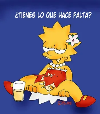 Pictures with text - Lisa Simpson (Spanish) LKNOFansub manga cover