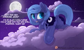 [Pusspuss] Luna and Anon (My Little Pony Friendship Is Magic) manga cover