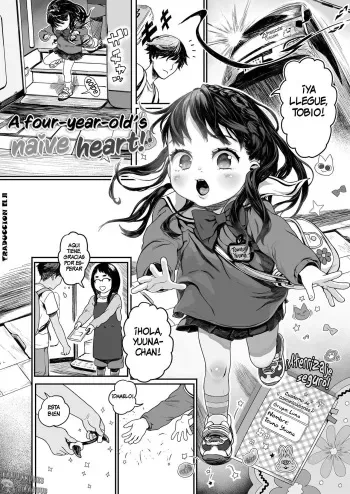 [Wada Wau] Yottsu no Junshin | A Four-year-old's Naive Heart! (Hitoketakko Adorable) [Spanish][Traducciones JL] [Decensored] [Digital] manga cover
