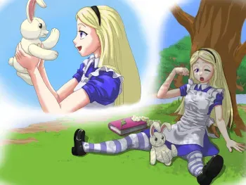 [Porika] Iyarashii Kuni no Alice 1 (Alice in Wonderland) [Textless] manga cover
