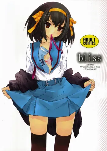 (C73) [Hapoi-dokoro (Okazaki Takeshi)] bliss (The Melancholy of Haruhi Suzumiya) manga cover