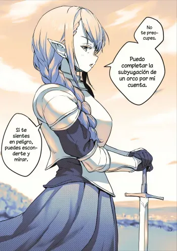 [Ayanakitori] Orc Toubatsu de Daipoka Kamashita Futanari Kishi-chan no Matsuro [Spanish] [NOBODY] manga cover