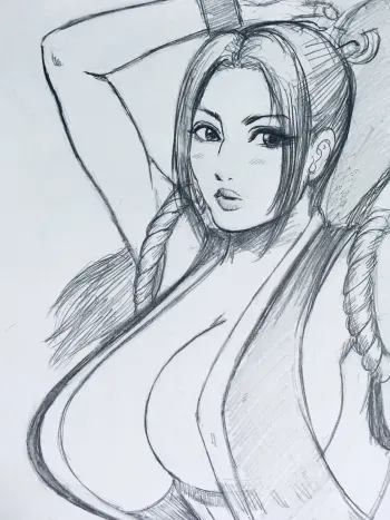 [Makigai Ikko] Mai Shiranui Sketches (King of Fighters) manga cover