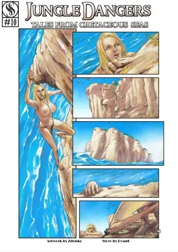 [SECRET STASH COMICS] Jungle Dangers: Tales from Cretaceous Seas #10 manga cover