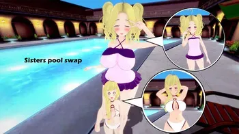 Sisters body swap manga cover