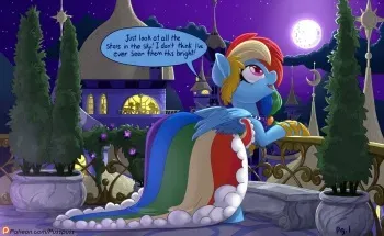 Rainbow Dash and You Attend the Gala (by PussPuss) manga cover