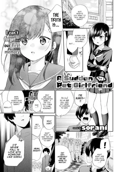 A Sudden Pet Girlfriend - Pet 3 manga cover