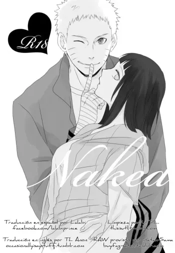(Zennin Shuuketsu 2) [nora (kaori)] Naked (NARUTO) [Spanish] manga cover