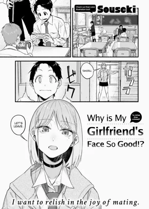 Why is My Girlfriend's Face So Good!? manga cover