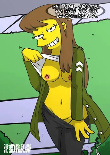 [H1DRAW] Forbidden Girlfriends (The Simpsons) manga cover