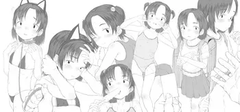 [Zettai Yarumoni] kubiwa to auta to onna no ko sirokuro irasuto matome manga cover