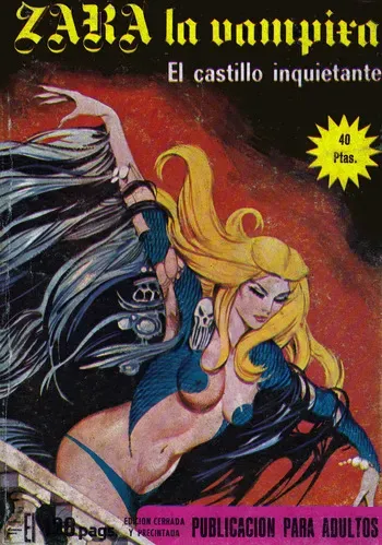 Zara la Vampira #17 (El castillo inquietante) [Spanish] manga cover