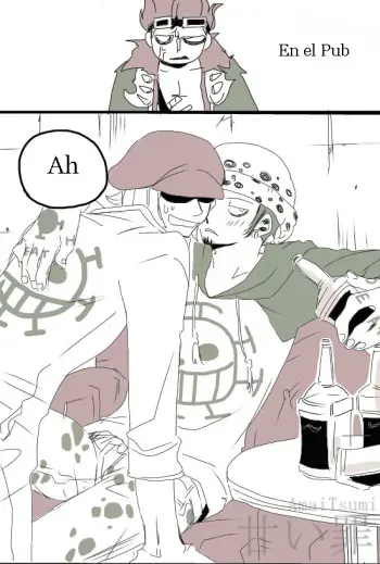Drunk Habits (one piece) - Spanish manga cover