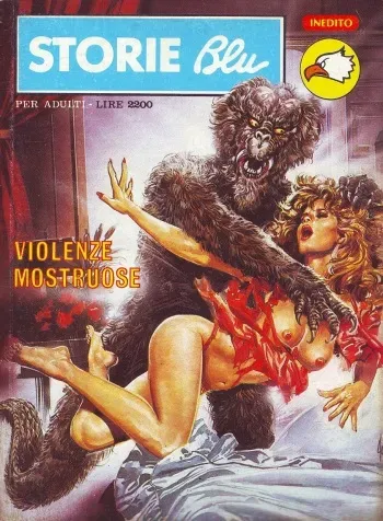 [Augusto Chizzoli] Storie Blu #117 - Violenze Mostruose [Akujo] manga cover