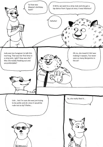 [bernielover] judy's birthday (Zootopia) manga cover