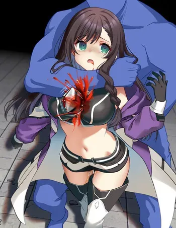 [渡里laboratory/Watari Laboratory] Illustration: Alina (Girumasu) — Stabbed in the Cleavage manga cover