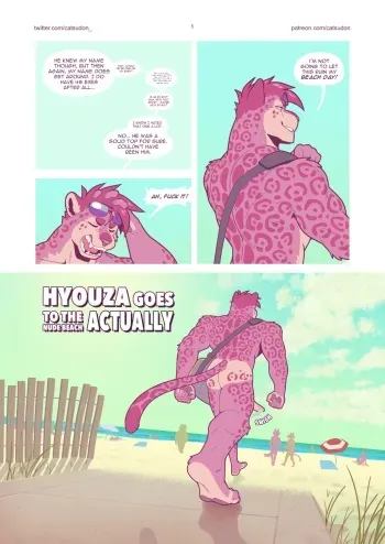 Hyouza Goes To The Nude Beach Actually manga cover