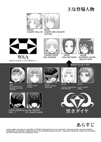 Teisou Sentai Virginal Colors Dai-Go-wa manga cover