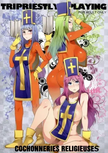 (C83) [Alice no Takarabako (Mizuryu Kei)] TRIPRIESTLY PLAYING | Les Prêtresses Coquines (Dragon Quest III) [French] manga cover