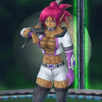muscular girl part1 manga cover